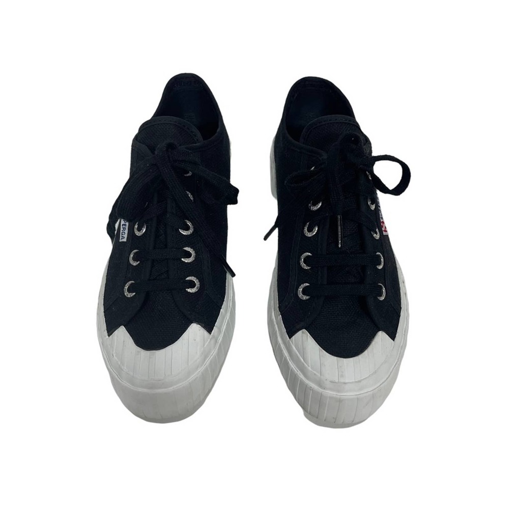 Superga 2630 COTU Classic Sneaker Black Size 6.5 - Picture 3 of 11